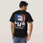 T-shirt (À L'ARRIÈRE) Trump 2024 - Drapeau américain vous (Dos entier)