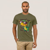 T-Shirt à l'Attitude de Dino Cool (Devant entier)