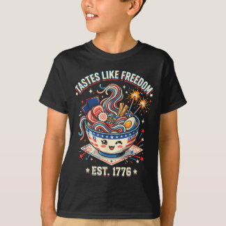 T-shirt A le goût de la liberté 4 juillet 1776 Patriotique