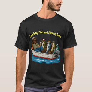 T-shirt A le goût de la liberté pêche au bass fun 4 juille