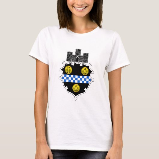 T-shirt à l'emblème de Pittsburgh, Pennsylvanie (Devant)