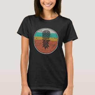 T-shirt À l'envers Les Swingings d'ananas portent le Swing