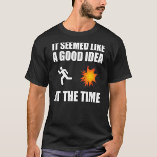 T-shirt A L'Époque, C'Était Une Bonne Idée De Sarca Drôle