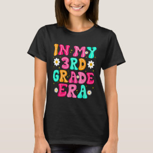 T-shirt À l'époque de ma 3e année, fille, chemisier à l'éc