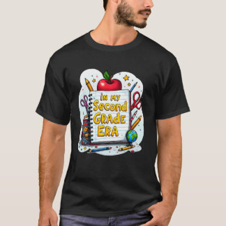 T-shirt à l'époque de ma deuxième année d'école Enseignant