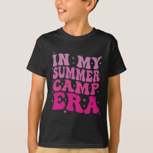 T-shirt À l'époque de mon camp d'été groovy drôle camping