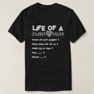 T-shirt À l'ère de ma mère nageuse, citation amusante pour