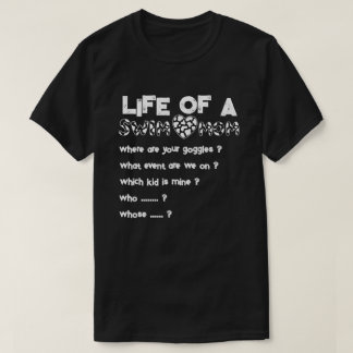 T-shirt À l'ère de ma mère nageuse, citation amusante pour