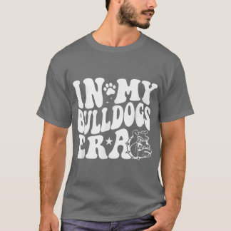 T-shirt À l'ère de mes Bulldogs pour fan de sport au masco