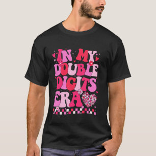 T-shirt À l'ère de mes doubles chiffres Rétro Groovy 10e a