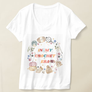 T-shirt À l'ère de mon crochet , Cadeau de maman bricoleus