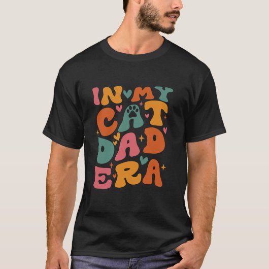 T-shirt À l'ère de mon papa de chat (Devant)