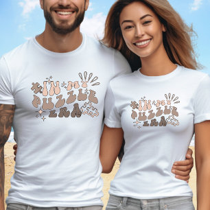 T-shirt À l'ère de mon puzzle, texte personnalisé à l'arri