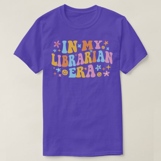 T-shirt À l'ère I de ma bibliothèque (Design devant)
