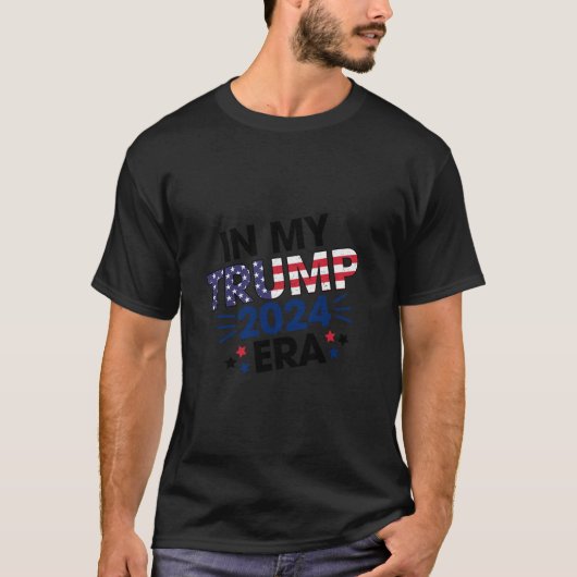 T-shirt À l'ère Trump 2024, partisan républicain patriote (Devant)