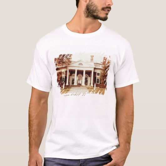 T-shirt À l'est avant de Monticello (Devant)