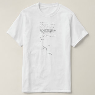 T-shirt À Letter From Even
