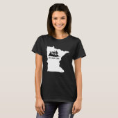 T-shirt À l'heure Cabine Minnesota (Devant entier)