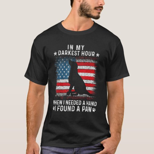 T-shirt à l'heure la plus sombre où j'avais besoin d'une m (Devant)