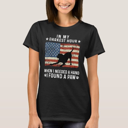 T-shirt à l'heure la plus sombre où j'avais besoin d'une m (Devant)