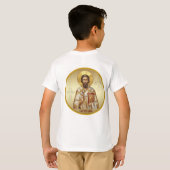 T-Shirt à l'icône orthodoxe de Saint Sava (Dos entier)