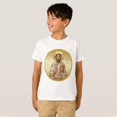 T-Shirt à l'icône orthodoxe de Saint Sava (Devant entier)