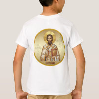 T-Shirt à l'icône orthodoxe de Saint Sava