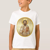 T-Shirt à l'icône orthodoxe de Saint Sava (Devant)