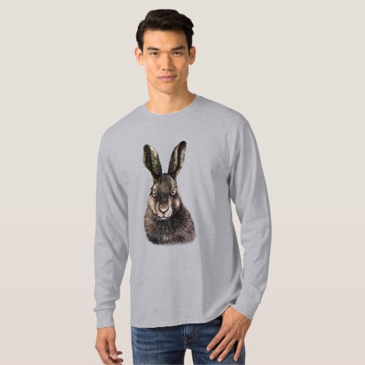 T-shirt à lièvre (Devant entier)