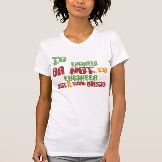 T-shirt À l'ingénieur (Devant)