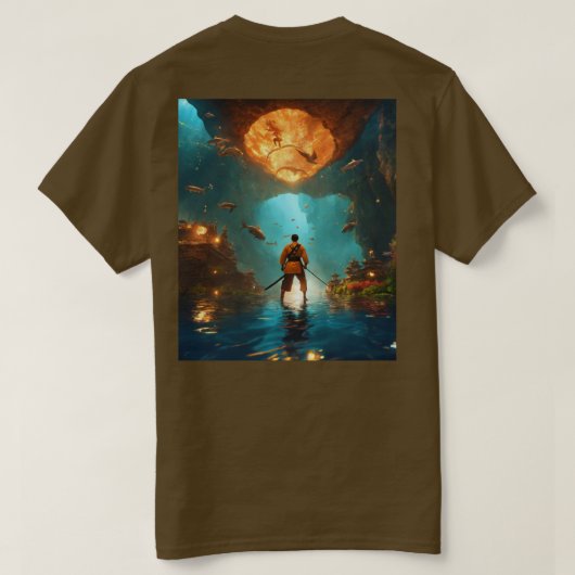 T-shirt À l'intérieur de l'occian (Design dos)