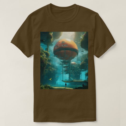 T-shirt À l'intérieur de l'occian (Design devant)