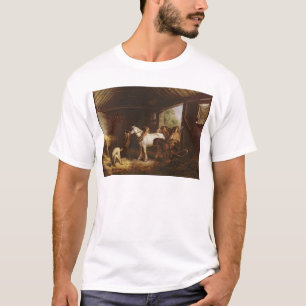 T-shirt À l'intérieur d'une écurie