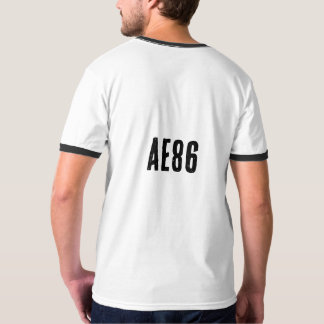 T-Shirt à liseré graphique avec voiture AE86 Tokyo