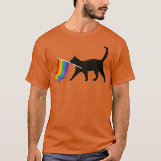 T-shirt a little gay cat friend