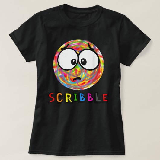T-shirt A Little Scribble (Design devant)
