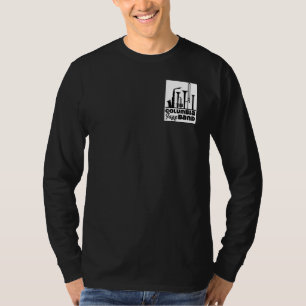 T-shirt à long feutre noir CJB