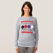 T-shirt à longue feuille de coquelet (Devant entier)