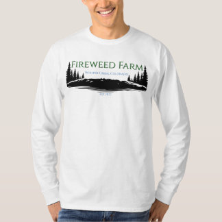 T-shirt à longue portée pour hommes de la ferme au