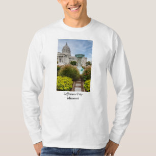 T-Shirt À Longues Tête Du Capitole Du Missouri Et 