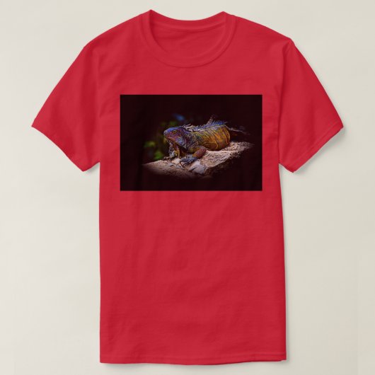 T-shirt A Lounging Montanita Iguana (Design devant)