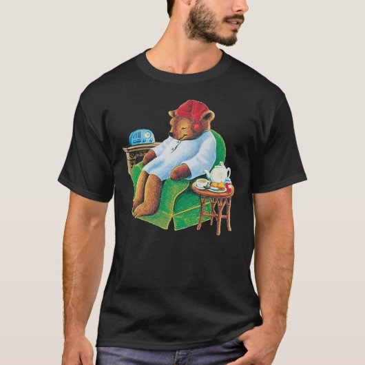 T-shirt à l'ours à thé pendant le sommeil (Devant)