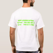 T-SHIRT A&M LANSCAPING (Dos)