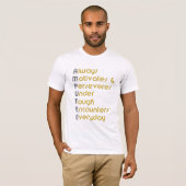 T-SHIRT A.M.P.U.T.E.E. (Devant entier)