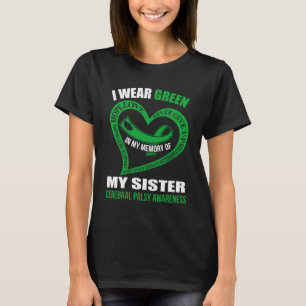 T-shirt À ma mémoire de ma soeur CEREBRAL PALSY SENSIBILIS