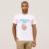 t-shirt à manches blanches (Devant entier)
