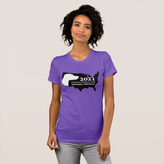 T-shirt à manches courtes ABC 2021 pour femmes (Devant entier)