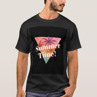 T-shirt à manches courtes avec motif d'été
