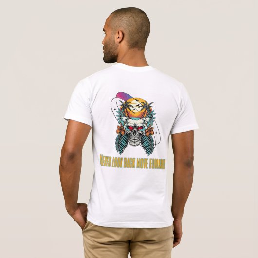 T-shirt à manches courtes BELLA+CANVAS (Dos entier)