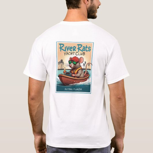 T-shirt à manches courtes blanches (Dos)